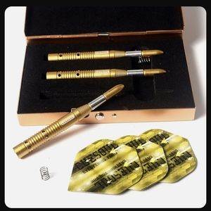 CUESOUL ARMOUR Colorful Dart Barrel Shells-Gold replacement New!